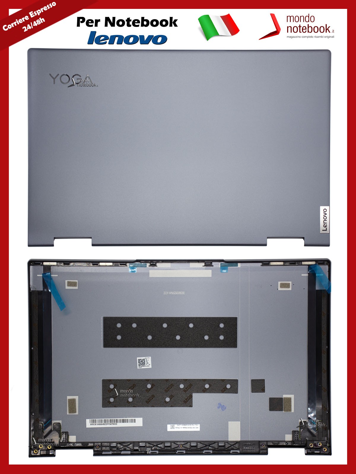 Ds Upper Shell LCD Cover Original LENOVO Yoga 7 14ITL5- 5CB1A08845