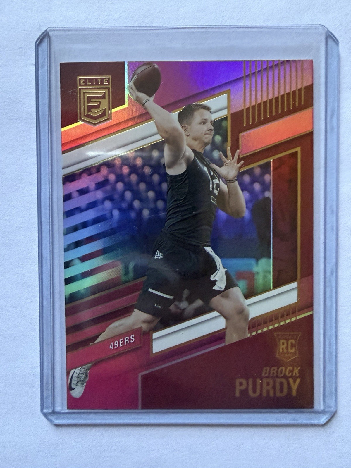 2022 Panini Donruss Elite - Rookies Brock Purdy #185 Pink (RC)