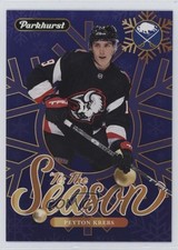 2023-24 Upper Deck Parkhurst Tis the Season Peyton Krebs #TS-14 1jz3