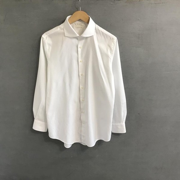 Men Suitsupply Shirt White Cotton L #1UJI