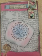 Vintage Magical Theme Junk Journal Fold Out Folio Journal Bundle