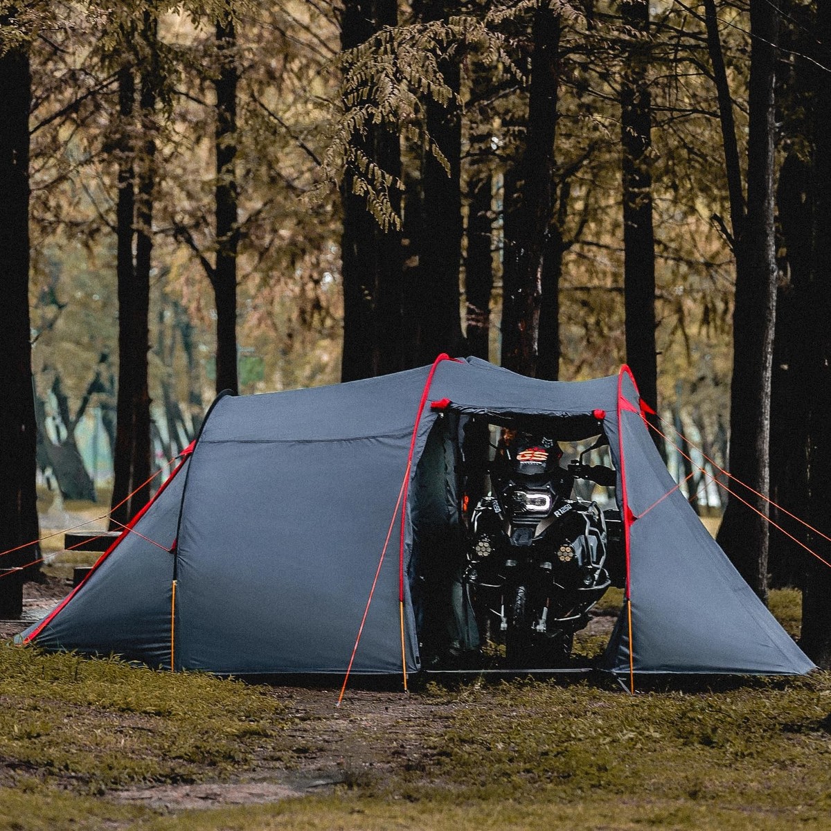2 Person Camping Tent Motorcycle Tent Waterproof Family Tents