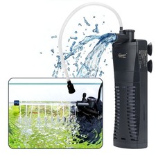 hygger 5-10-20 Gal Internal Aquarium Fish Tank Canister Filter Water Filtration