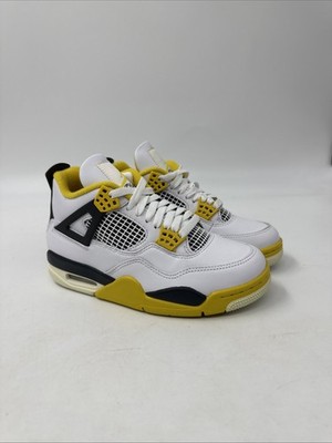 Air Jordan 4 ホワイト/イエロー AQ9129-101 Nike Air Jordan 4 Retro Vivid Sulfur Coconut Milk
