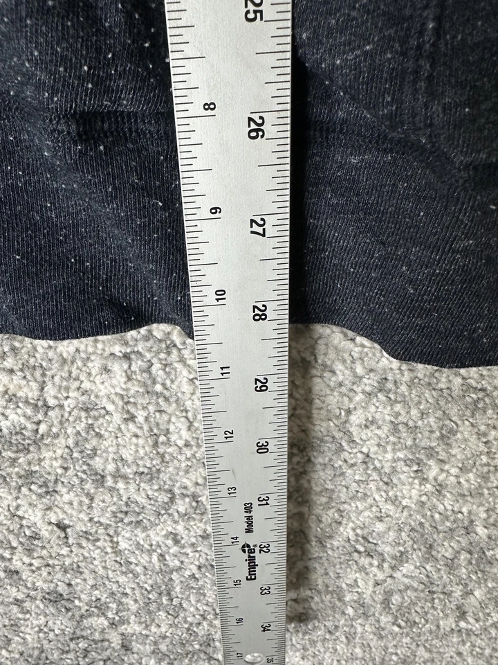 Sudadera con Capucha James Perse Para Hombre Grande Gris Oscuro Cremallera Supima Modal Hecha en EE. UU. Foto 2 de 4