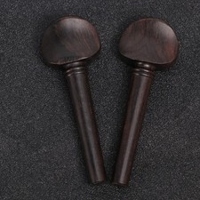 4 PCS Ebony Violin Accessories Fiddle Tuning Peg Set Pegs Replacement