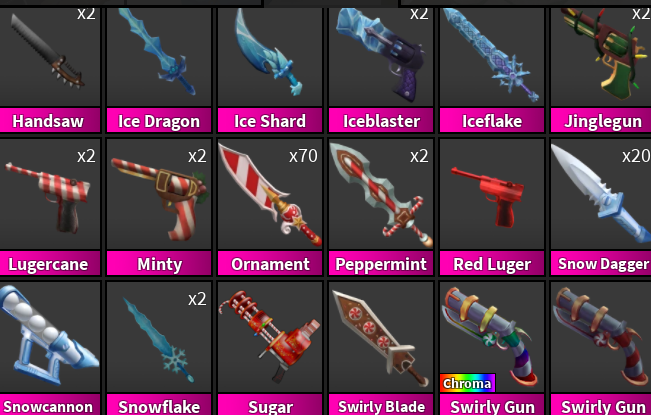 Murder Mystery 2 MM2 Random Godly Box | Guaranteed Random 5 Godly's ...