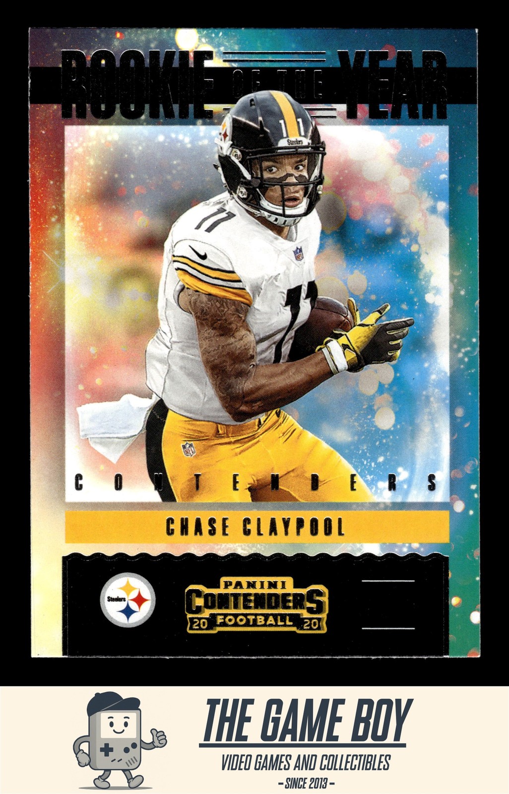 2020 Panini Contenders Rookie of the Year Contenders #RY-CCL Chase Claypool