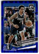 2023-24 Donruss Optic P.J. Washington Jr. Blue Seismic #/249 #92