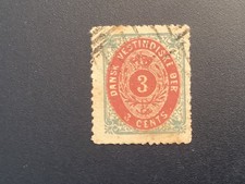 ICOLLECTZONE  US Possession Danish West Indies DWI 17 Very Fine used perfs