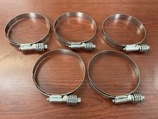 5PK Flex Gear 95-117 462 Constant-Tension Worm Gear Clamp 3.75" to 4.625" B214