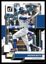 Mookie Betts 2022 Donruss #211 Los Angeles Dodgers FREE SHIPPING AutographDen