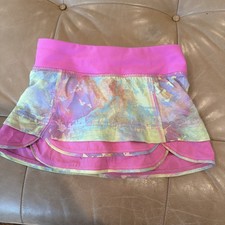 ivivva by Lululemon Girls Pink Marble Skort Size 6