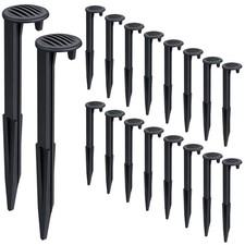 5.7'' Plastic Ground Stakes for Inflatable Decorations, 18-Pack, Halloween and C