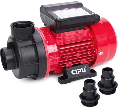 1/4 HP Above Ground Pool Pump, 2220 GPH 115V Pool Filter with 2 Hose Adapters