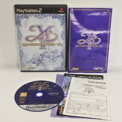 YS III 3 Wanderers Form Ys PS2 Playstation 2 For JP System 8358 p2