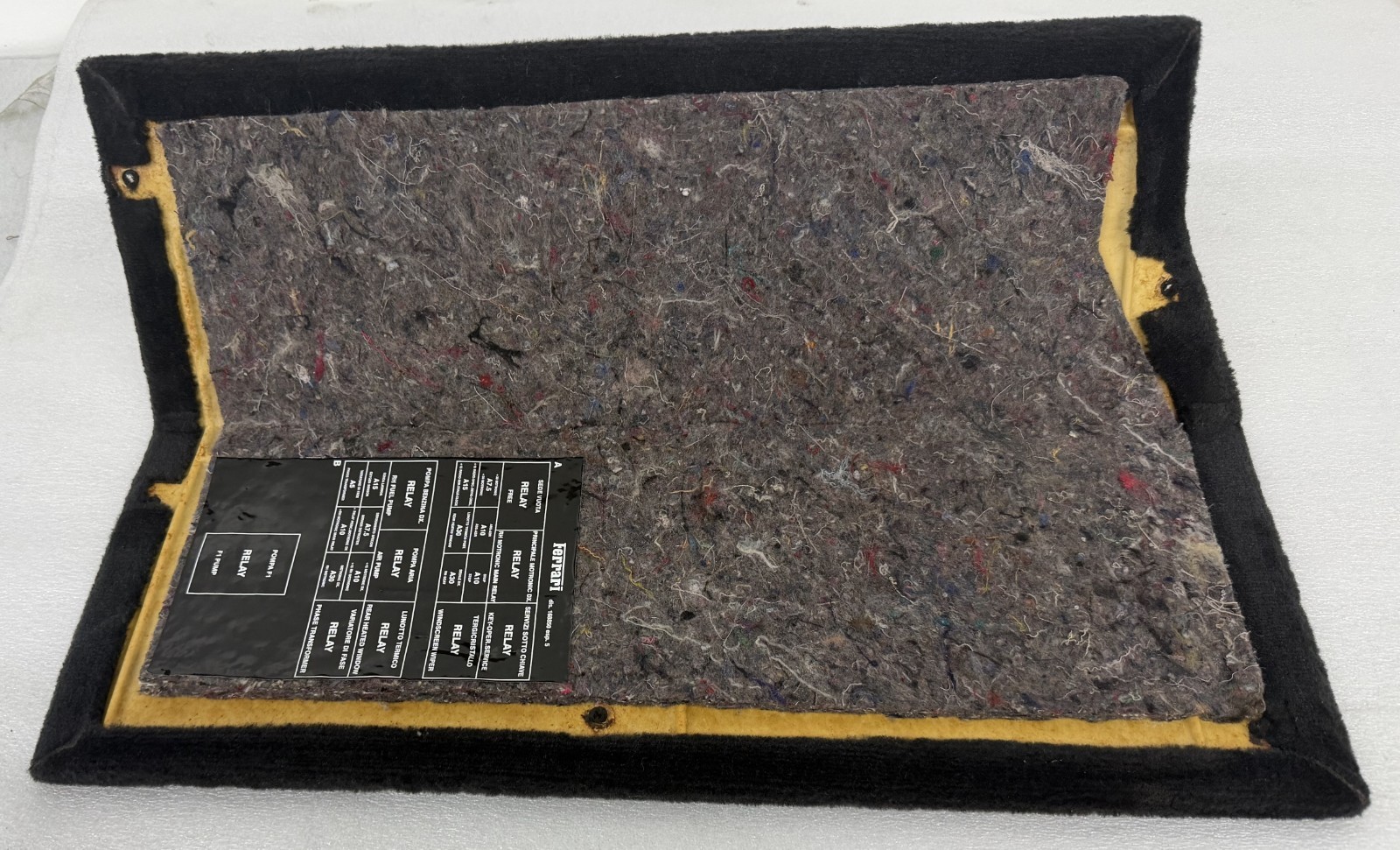 Ferrari 360 Rear Right Passenger Side Control Station Cover Panel P/N 65319100