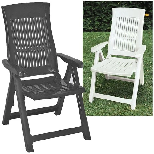 Multi-Position Outdoor Lounger – Folding Garden Chair with 5 Recline Settings