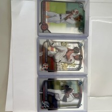Topps 2024 Bowman Chrome Prospects 3-Card Lot Bello Brito Lara BCP-10 98 128