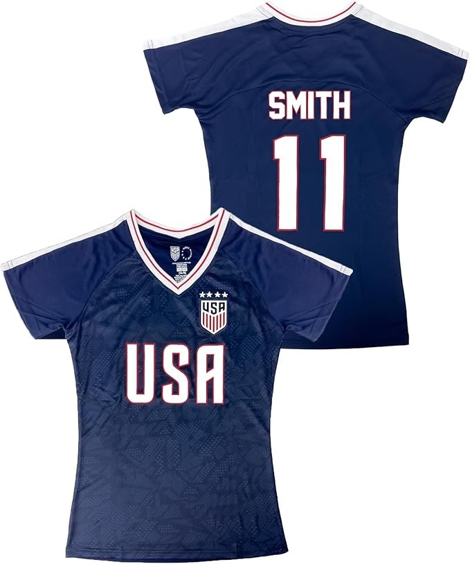 Icon Sports Sophia Smith USA Soccer Jersey #11 Navy Official