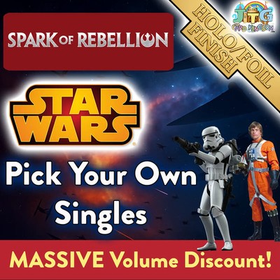 Up to 35% off!    SWU: Spark of Rebellion Foil Singles-  