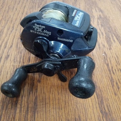 80's Shimano Bantam BTX100 MAG (Magnetic Control) 5.0:1 Gear Ratio Fishing Reel
