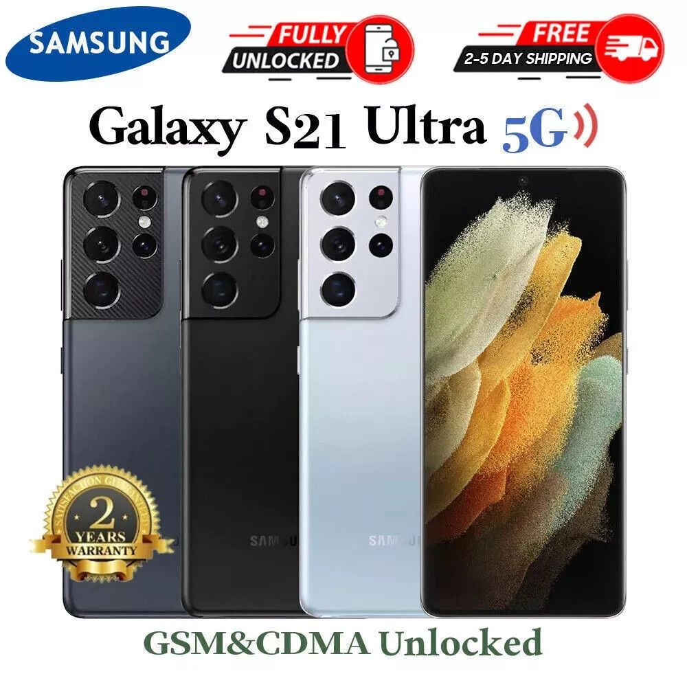 Samsung Galaxy S21 Ultra - 128 GB - Phantom Black (Unlocked) for