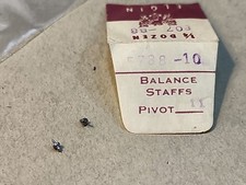 Lot Of 2 NOS Elgin 10s 5788 Pivot 11 Balance Staffs