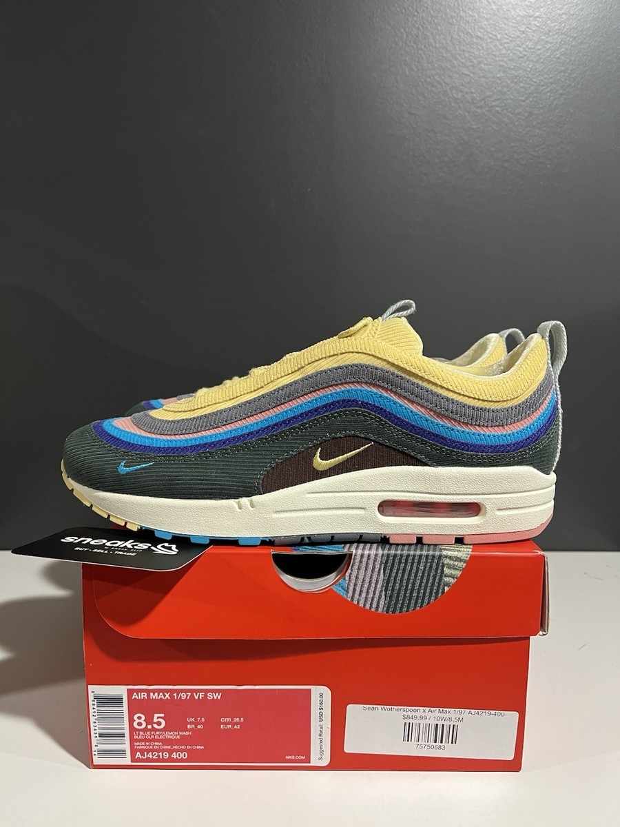 Sean Wotherspoon x Air Max 1/97 AJ4219-400 SIZE 8.5M BRAND