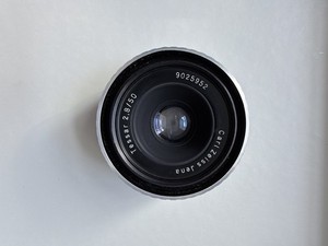 Carl Zeiss Jena Tessar 50mm f/2.8 Lens Serial 9025952 w/ Front Cap