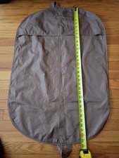 Vintage Brown Gucci Garment Dust Bag 34" 24" Zip Up