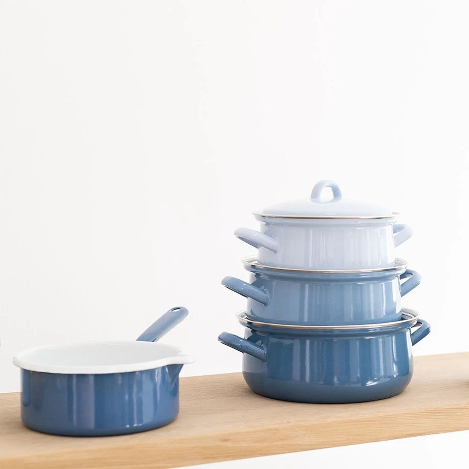 Riess CLASSIC - Nature Blue Dark - Stielkasserolle mit großem Ausguß - Bild 2 von 3