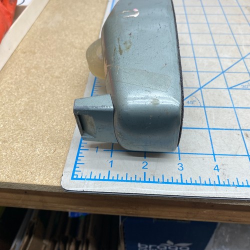 Vintage Scotch Desk Top Tape Dispenser C-20 Industrial Weighted Gray Metal USA - Picture 6 of 13