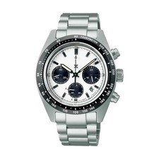 New.Seikos.white/black~dial stainless steel s...