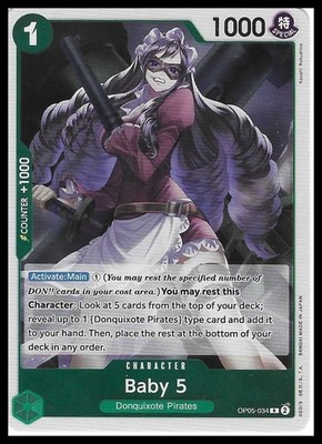 Awakening of the New Era #OP05-034 Baby 5 (034)