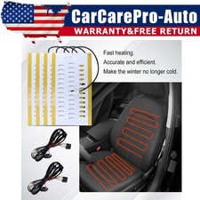 New Universal Built-in Car Seat Heater Kit Fit 2 Seat 12v Alloy Wire Heating Pad