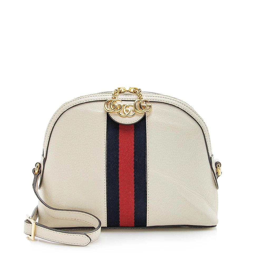 Bolso de hombro pequeño Gucci de cuero Ophidia Dome