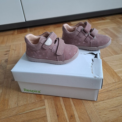 GEOX Mädchen Halbschuhe EU 21 Rosa Herzen Klettverschluss atmungsaktiv