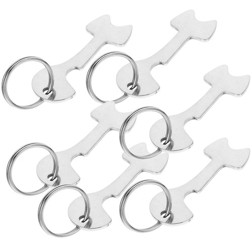 6 Pcs Key Chain Accessories Shopping Trolley Keyring Keyrings Token - Picture 10 of 12