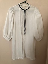 Ulla Johnson Tie Neck Mini Dress Size M US 6 White