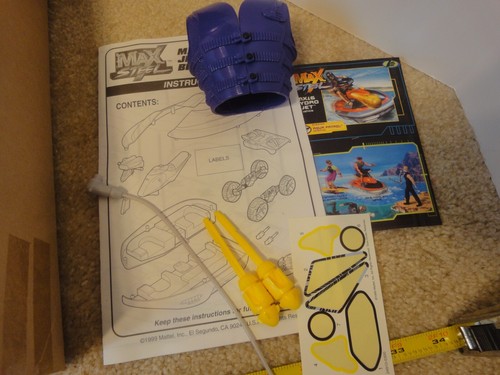 Vintage Max Steel MX16 Hydro Jet Beach Blaster, 1/6 GI Joe figure vehicle Mattel - Picture 3 of 9