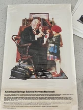 American Savings Salutes Norman Rockwell Prints - 2 Sets (6 Prints Each)