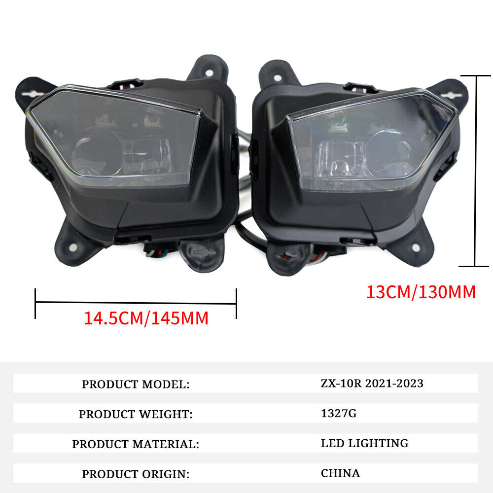 2021-2023 Kawasaki ZX10R ZX-10R LED Motorcycle Headlight 2021-2023 Kawasaki ZX10R ZX-10R LED Motorcycle Headlight