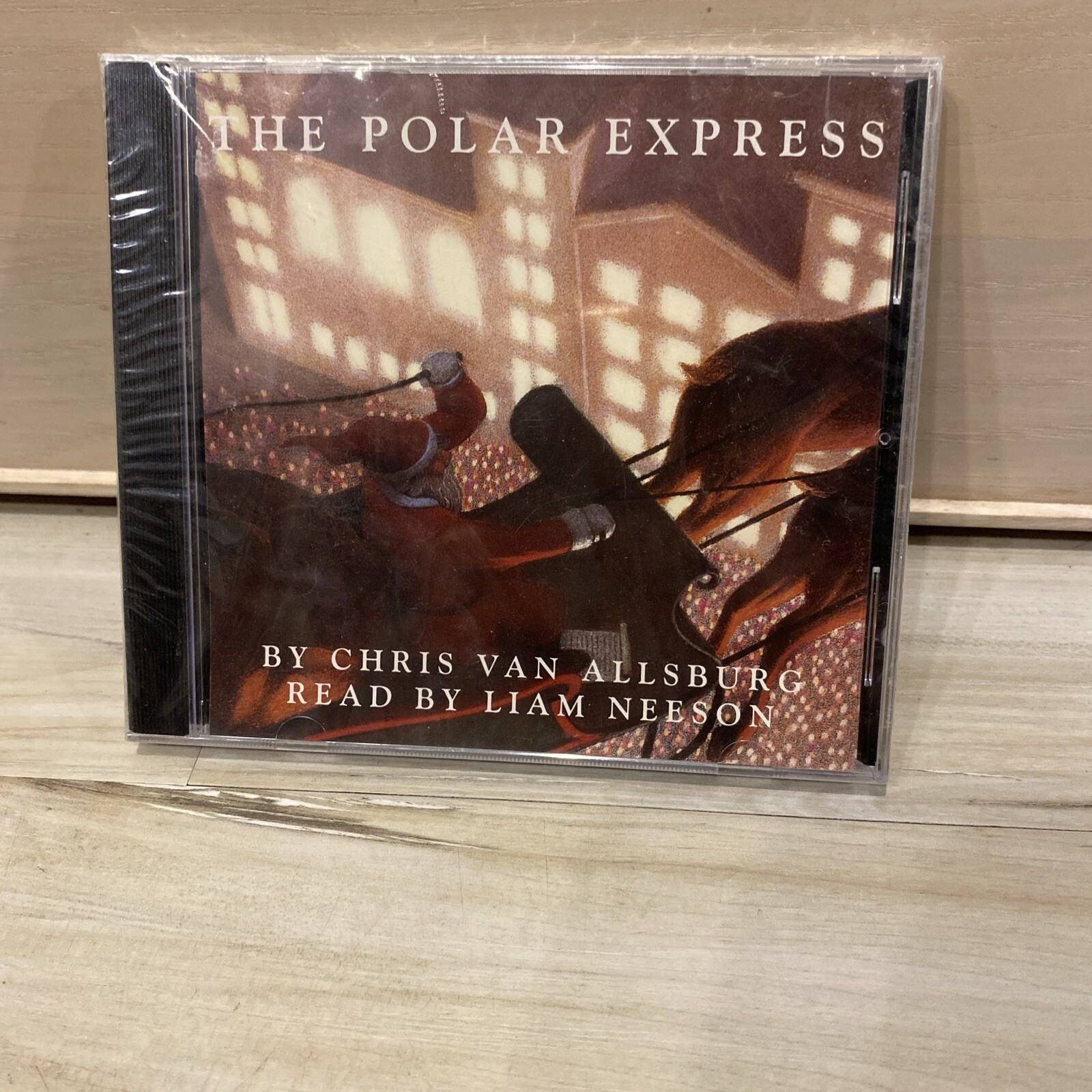NEW 🎄 SEALED Polar Express by Chris Van Allsburg Read by Liam Neeson CD