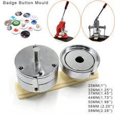 Round Button Maker Die Mould Interchangeable for Badge Machine 1 inch -2.28inch