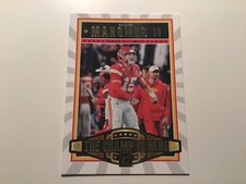 PATRICK MAHOMES II 2020 DONRUSS FOOTBALL THE CHAMP IS HERE INSERT CARD #CH-PM
