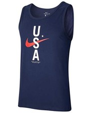 Nike Men's USA Training Tank Top Navy Sz Medium CK0457-451