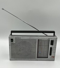 Sony Radio ICF-770W TV Weather FM AM 3 Band Receiver TV Sound Works