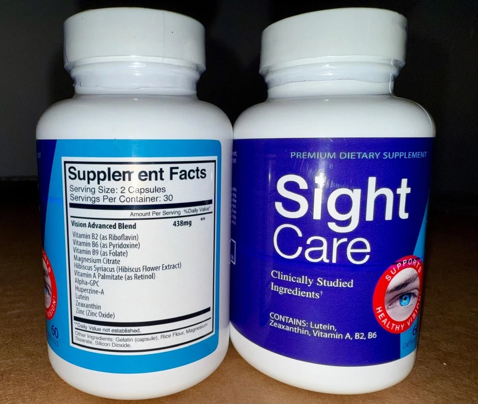 (Pacote com 2) Novo Cuidado com a Visão - Suporte para os Olhos - 120 Cápsulas Visão Revolucionária Saudável - Imagem 3 de 3