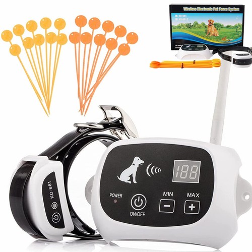 Electric Wireless Dog Fence System Pet Collar 500m Fencing Boundary For